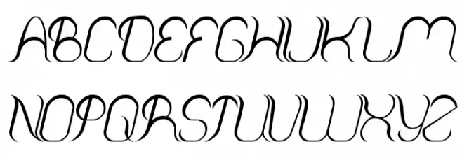 Falling In Love Schriftart Groß