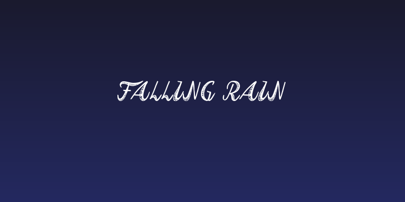 Falling Rain Social Header