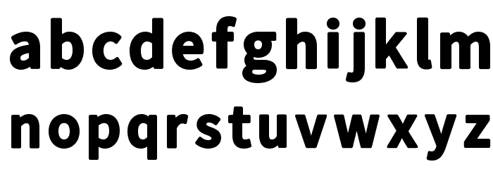 Falling Sky Black Font LOWERCASE