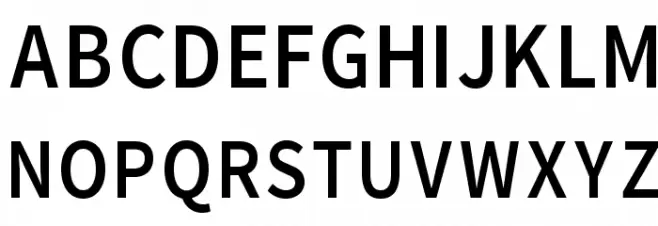 Falling Sky Condensed 字体 大写