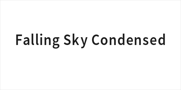 Falling Sky Condensed Logo