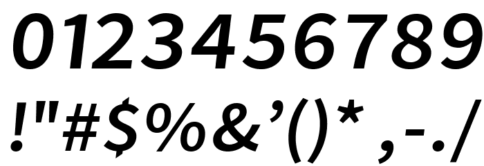 Falling Sky Extended Oblique Font OTHER CHARS