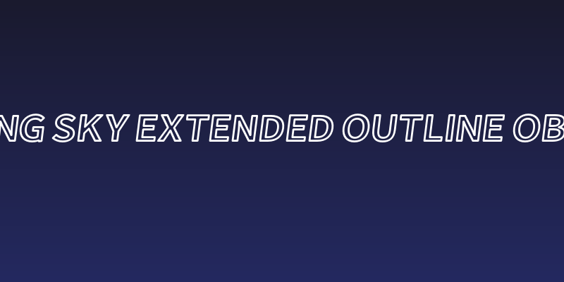 Falling Sky Extended Outline Oblique Social Header