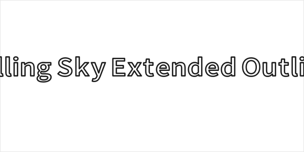 Falling Sky Extended Outline Logo