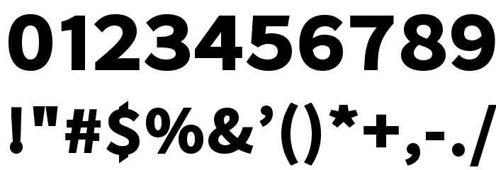 Falling Sky ExtraBold Font OTHER CHARS
