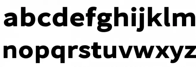 Falling Sky ExtraBold Font LOWERCASE