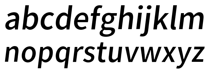 Falling Sky Light Oblique Font LOWERCASE