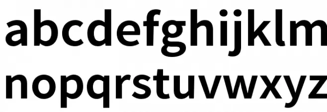 Falling Sky Medium Schriftart Kleinbuchstaben