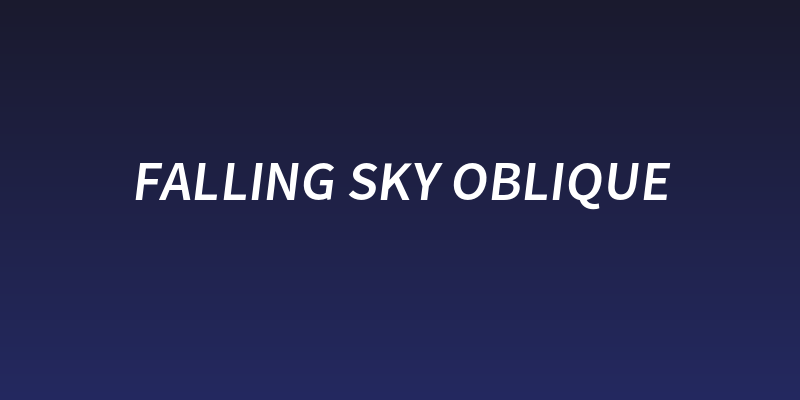 Falling Sky Oblique Social Header