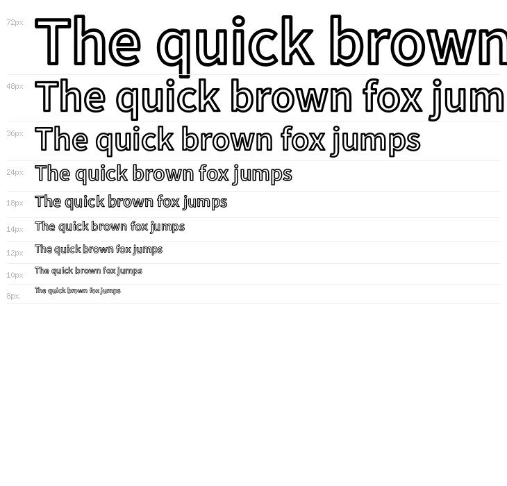 Falling Sky Outline Waterfall