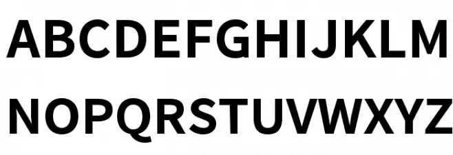 Falling Sky SemiBold Font UPPERCASE