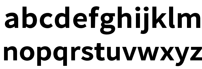 Falling Sky SemiBold Font LOWERCASE