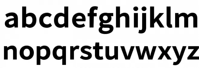 Falling Sky SemiBold Font LOWERCASE