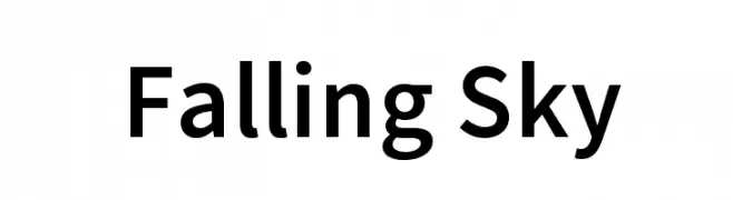 Falling Sky  Скачать бесплатные шрифты