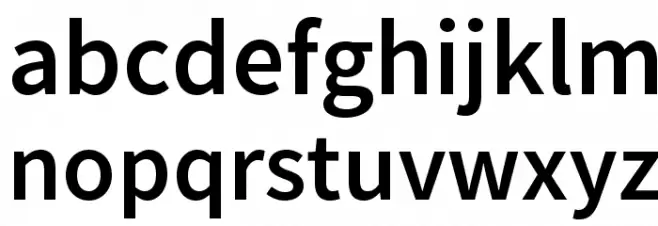 Falling Sky Font LOWERCASE