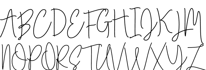Falling Slowly Free Demo Regular Font Litere mari