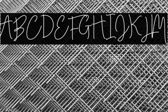 Falling Slowly Free Demo Regular Font examples