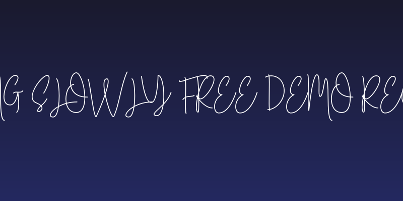 Falling Slowly Free Demo Regular Social Header