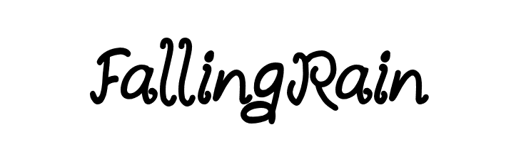 FallingRain  Fuentes Gratis Descargar