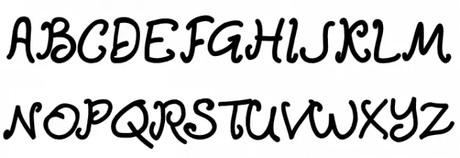 FallingRain Font UPPERCASE