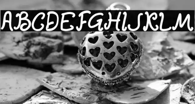 FallingRain Font examples