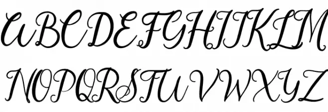 Fallisanta Free Regular Font Litere mari