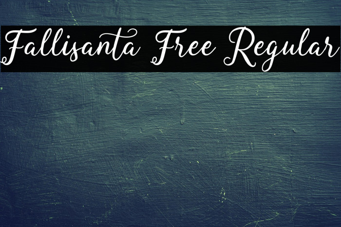Fallisanta Free Regular Example 1