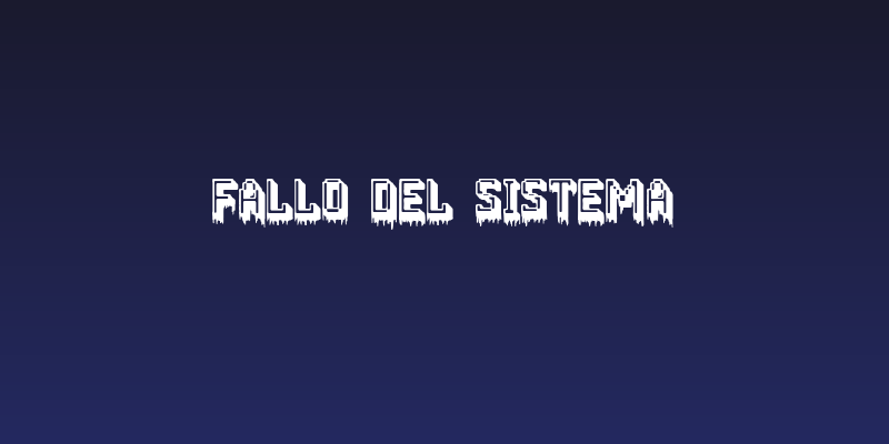 Fallo del Sistema Social Header