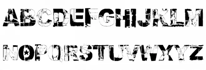 Fallout Font Fuentes MAYÚSCULAS