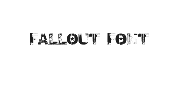 Fallout Font Logo