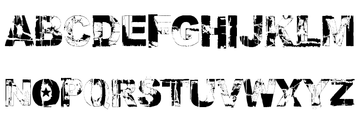 Fallout Font Font LOWERCASE