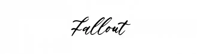 Fallout  नि: शुल्क फ़ॉन्ट्स डाउनलोड