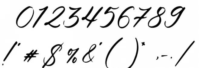 Fallout Font OTHER CHARS