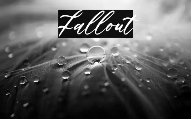 Fallout Font examples