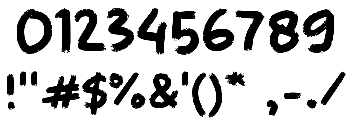 Fallow Font OTHER CHARS