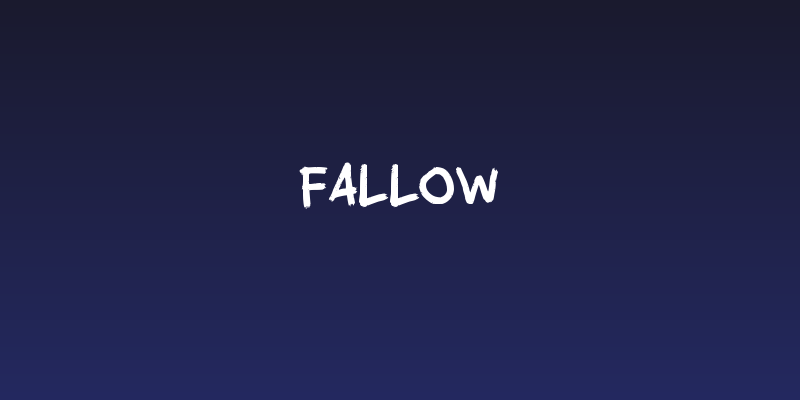 Fallow Social Header