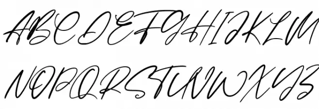 Fallujah Font Alte caractere