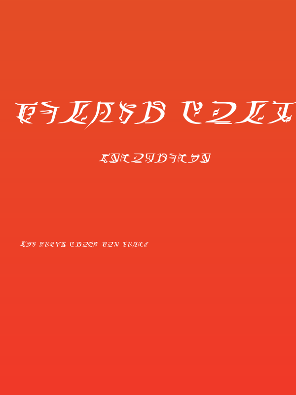 Falmer Bold Italic Poster