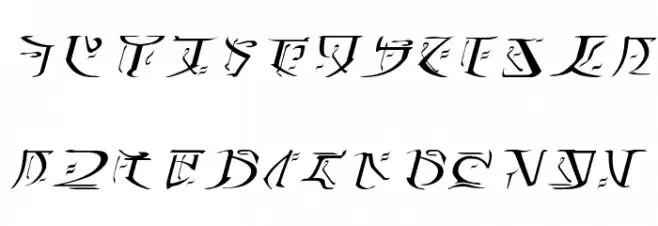 Falmer Italic फ़ॉन्ट लोअरकेस