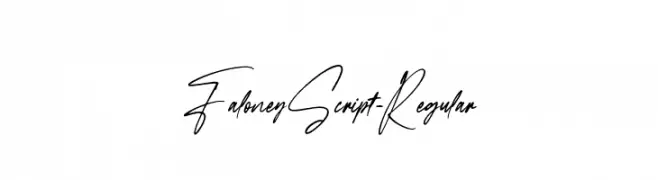 FaloneyScript-Regular Font