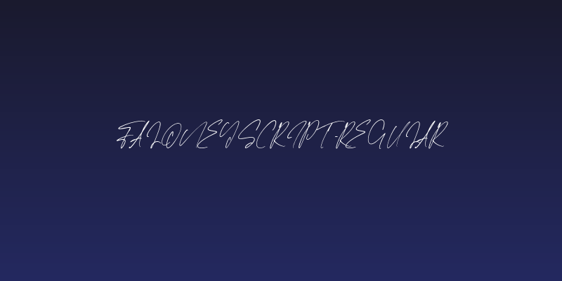 FaloneyScript-Regular Social Header