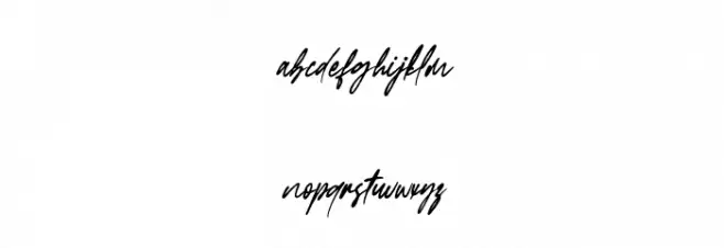 FaloneyScript-Regular Font LOWERCASE