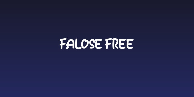 Falose FREE Social Header