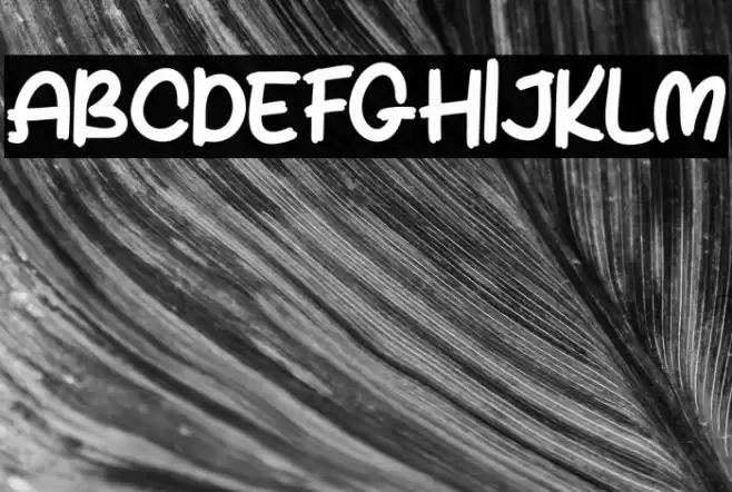 FaloseFREE Font examples