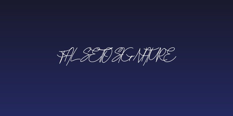 Falsetto Signature Social Header