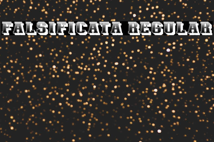 Falsificata Regular Example 2