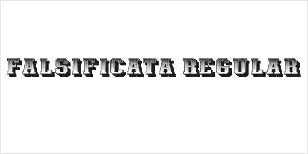 Falsificata Regular Logo