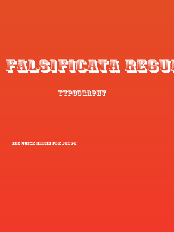 Falsificata Regular Poster