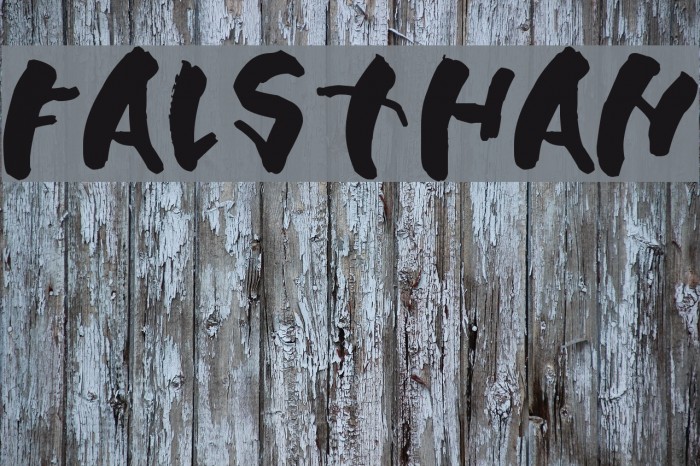 Falsthan Font examples