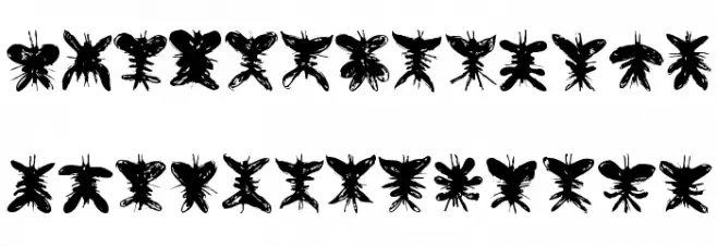 Falter Regular Caratteri MINUSCOLO